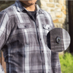 microcamera occultamento bottone wifi spia camicia