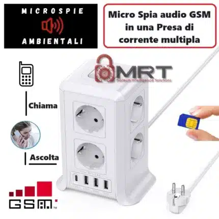 Microspia GSM Audio spia professionale ascolto in diretta con SIM