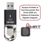 Pen drive con impronta digitale