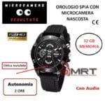 Orologio Spia audio e video