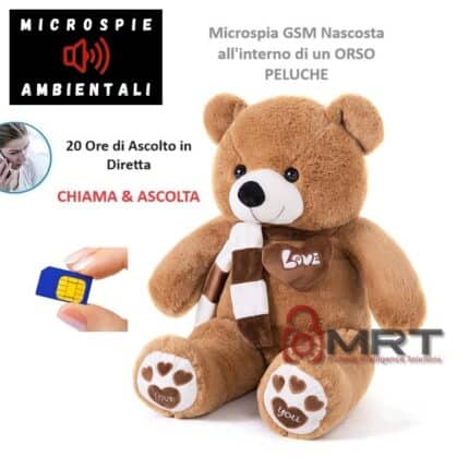 Orso microspia GSM ascolto ambientale