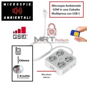 ciabatta doppia GSM spia