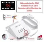 Caricatore USB da tavolo microspia audio GSM