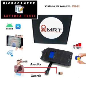 MODULO GSM CON MICROCAMERA WI-FI LETTURA TESTI