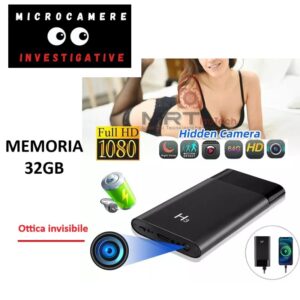 Power Bank videocamera DVR microspia