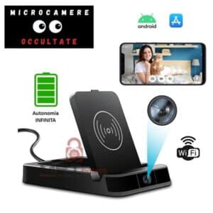 Telecamera Spia, Wifi 1080p Mini Telecamera Spia Caricatore Wireless