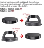 Telecamera spia infrarossi dashcam microcamera auto atti vandalici wifi